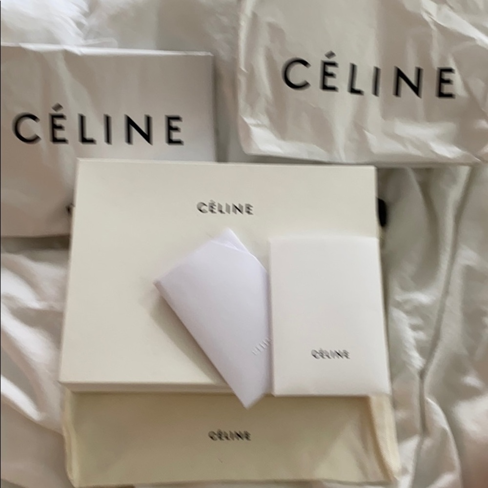 CELINE PACKAGING FROM  A WALLET